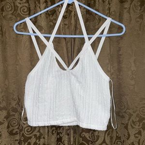 Zara White knitted shirt